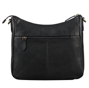 Benthill Damen Tasche Leder - Handtasche aus echtem Rindsleder - Umhängetasche mit Reißverschluss - Schultertasche / Ledertasche - Vintage Bag