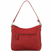 Benthill Damen Tasche Leder - Handtasche aus echtem Rindsleder - Umhängetasche mit Reißverschluss - Schultertasche / Ledertasche - Vintage Bag