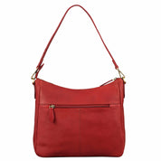 Benthill Damen Tasche Leder - Handtasche aus echtem Rindsleder - Umhängetasche mit Reißverschluss - Schultertasche / Ledertasche - Vintage Bag