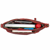Benthill Damen Tasche Leder - Handtasche aus echtem Rindsleder - Umhängetasche mit Reißverschluss - Schultertasche / Ledertasche - Vintage Bag