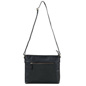 Benthill Handtasche Damen Leder - Tasche aus echtem Rindsleder - Schultertasche mit Reißverschluss - Vintage Umhängetasche