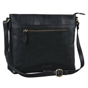 Benthill Handtasche Damen Leder - Tasche aus echtem Rindsleder - Schultertasche mit Reißverschluss - Vintage Umhängetasche