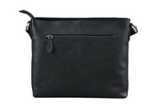 Benthill Handtasche Damen Leder - Tasche aus echtem Rindsleder - Schultertasche mit Reißverschluss - Vintage Umhängetasche