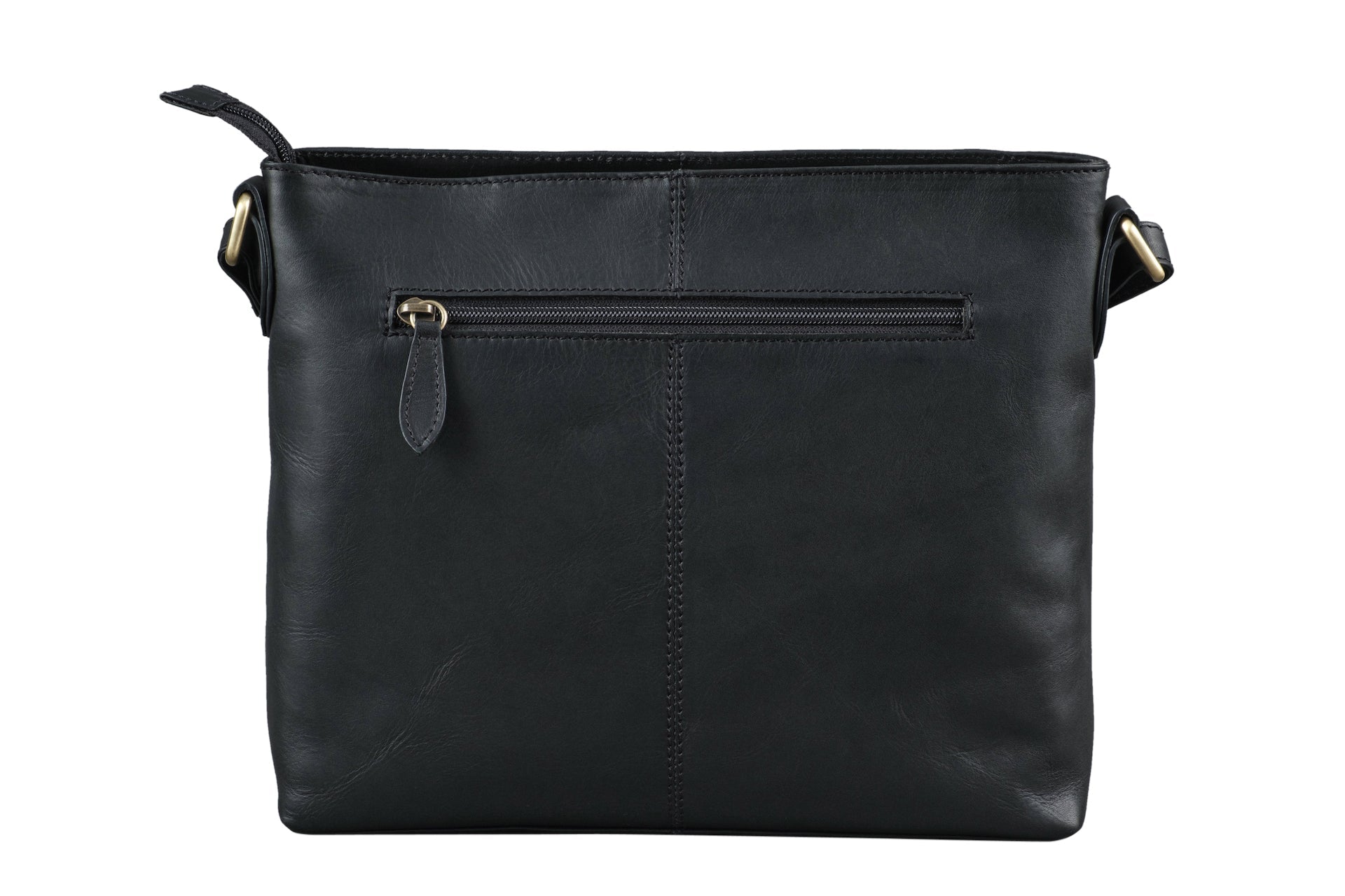Benthill Handtasche Damen Leder - Tasche aus echtem Rindsleder - Schultertasche mit Reißverschluss - Vintage Umhängetasche