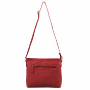 Benthill Handtasche Damen Leder - Tasche aus echtem Rindsleder - Schultertasche mit Reißverschluss - Vintage Umhängetasche