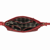 Benthill Handtasche Damen Leder - Tasche aus echtem Rindsleder - Schultertasche mit Reißverschluss - Vintage Umhängetasche