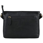 Benthill Damen Handtasche aus Echt-Leder - Schultertasche aus Rindsleder - Tasche mit Reißverschluss - Vintage Ledertasche / Umhängetasche