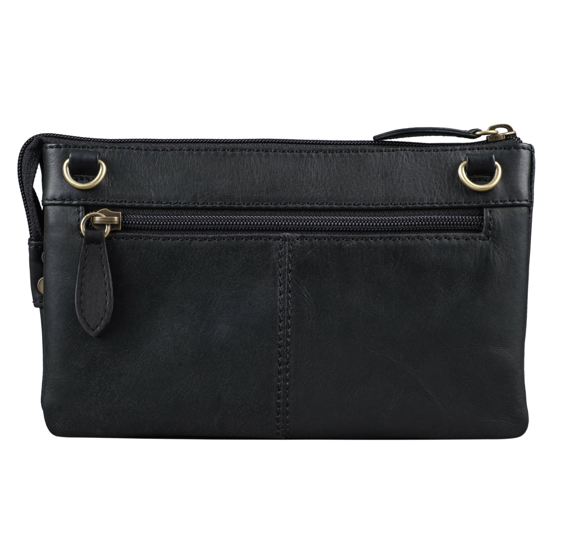 Benthill Leder Umhängetasche - Reisebrieftasche aus echtem Rindsleder - Schultertasche mit Reißverschluss - Oragnizer / Ledertasche - Herren / Damen