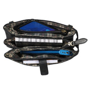 Benthill Leder Umhängetasche - Reisebrieftasche aus echtem Rindsleder - Schultertasche mit Reißverschluss - Oragnizer / Ledertasche - Herren / Damen