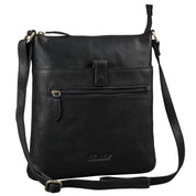 Benthill Umhängetasche Damen Leder - Shopper aus Rindsleder - Handtasche mit Reißverschluss - Schultertasche / Bag Beutel - Ledertasche