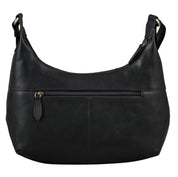 Benthill Damen Handtasche Leder - Damentasche aus Rindsleder - Umhängetasche mit Reißverschluss - Vintage Frauen Schultertasche