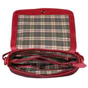Benthill Handtasche Damen Leder - Umhängetasche aus Rindsleder - Schultertasche aus echtem Leder mit Reißverschluss - Vintage Bag Beutel