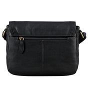 Benthill Handtasche Damen Leder - Umhängetasche aus Rindsleder - Schultertasche aus echtem Leder mit Reißverschluss - Vintage Bag Beutel