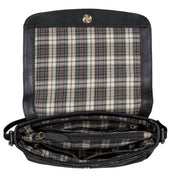 Benthill Handtasche Damen Leder - Umhängetasche aus Rindsleder - Schultertasche aus echtem Leder mit Reißverschluss - Vintage Bag Beutel
