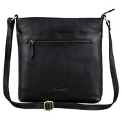 Benthill Damen Umhängetasche Leder - Tasche aus echtem Rindsleder - Handtasche mit Reißverschluss - Schultertasche / Ledertasche - Vintage Shopper