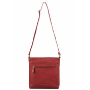 Benthill Damen Umhängetasche Leder - Tasche aus echtem Rindsleder - Handtasche mit Reißverschluss - Schultertasche / Ledertasche - Vintage Shopper