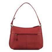 Benthill Handtasche Damen Leder - Damentasche aus Rindsleder - Echt Leder Schultertasche mit Reißverschluss - Vintage Umhängetasche