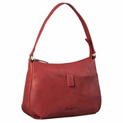 Benthill Handtasche Damen Leder - Damentasche aus Rindsleder - Echt Leder Schultertasche mit Reißverschluss - Vintage Umhängetasche