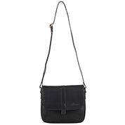 Benthill Damen Tasche aus Echt-Leder - Handtasche aus Rindsleder - Schultertasche mit Reißverschluss - Vintage Umhängetasche