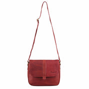 Benthill Damen Tasche aus Echt-Leder - Handtasche aus Rindsleder - Schultertasche mit Reißverschluss - Vintage Umhängetasche