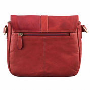 Benthill Damen Tasche aus Echt-Leder - Handtasche aus Rindsleder - Schultertasche mit Reißverschluss - Vintage Umhängetasche