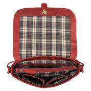 Benthill Damen Tasche aus Echt-Leder - Handtasche aus Rindsleder - Schultertasche mit Reißverschluss - Vintage Umhängetasche