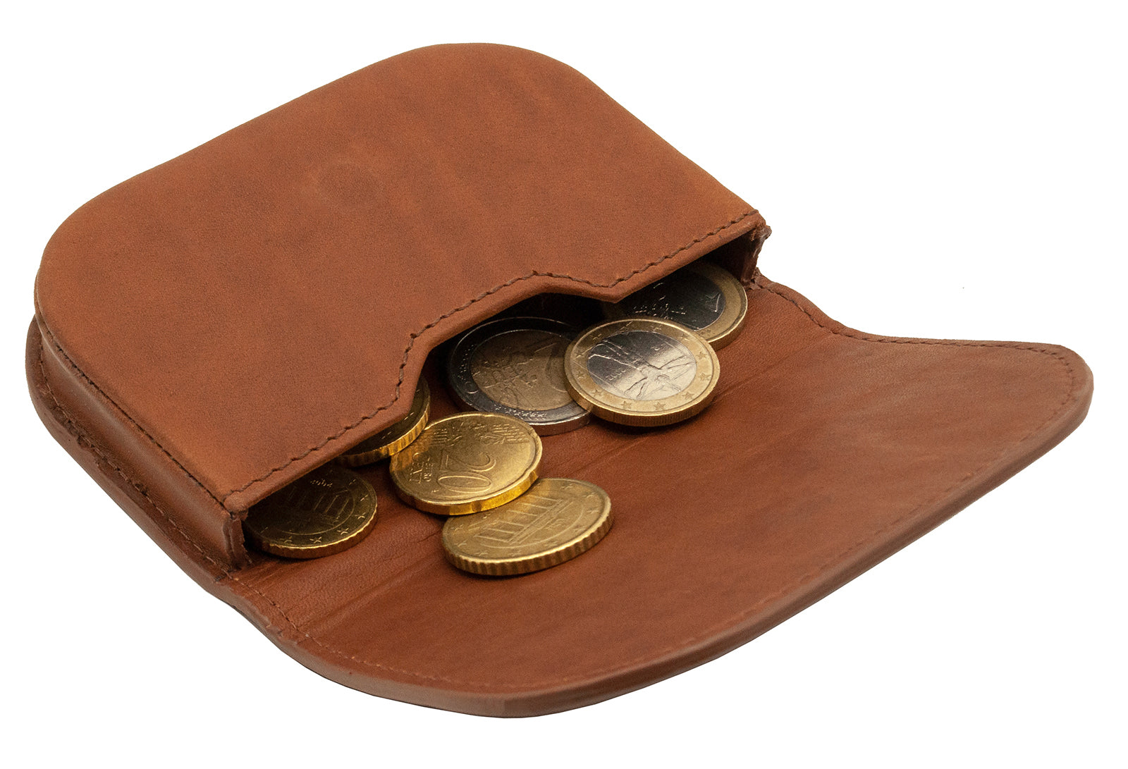 Benthill Kleine Lederbörse Echt Leder | Multifunktionale Börse für Münzen, Karten oder Geldscheine | Kartenbörse | Münzbörse | Schüttelbörse