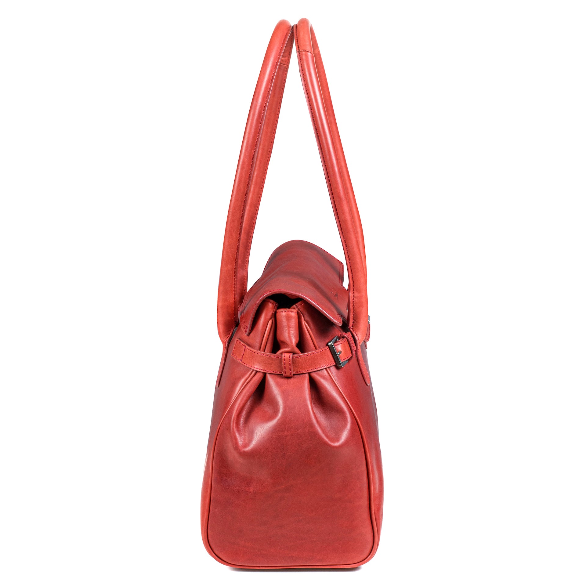 Benthill Damen Handtasche Echt-Leder | Henkeltasche aus weichem hochwertigem Rindsleder | Vintage Fashion Bag Beutel Shopper | Schultertasche