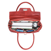 Benthill Damen Handtasche Echt-Leder | Henkeltasche aus weichem hochwertigem Rindsleder | Vintage Fashion Bag Beutel Shopper | Schultertasche