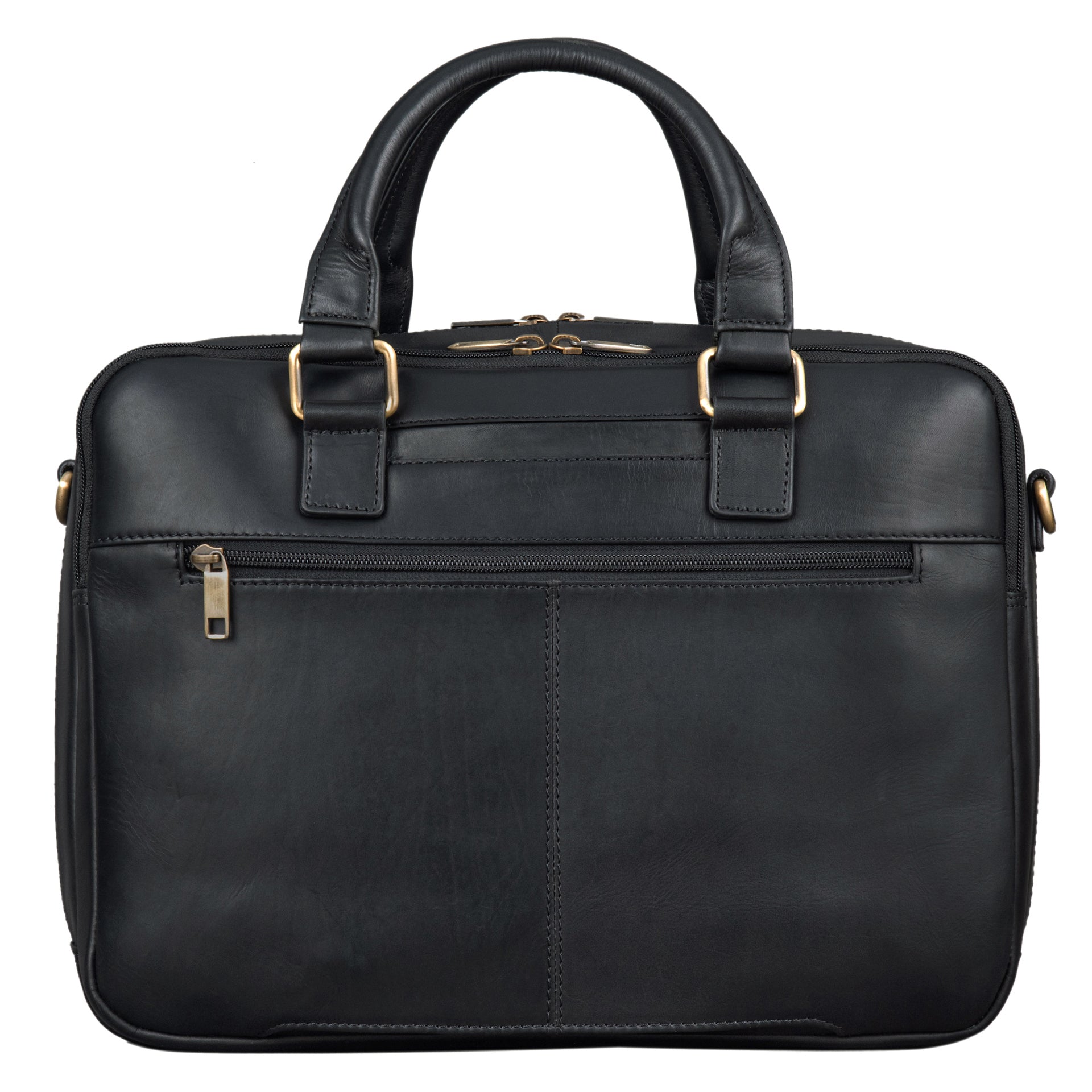 Benthill Aktentasche Leder Laptoptasche - Ledertasche für Herren und Damen Gross - Umhängetasche aus echtem Leder - Große Schultertasche für Laptop
