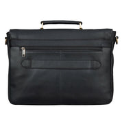 Benthill Aktentasche Leder Laptoptasche - Ledertasche für Damen und Herren Gross - Briefcase - Umhängetasche aus echtem Leder - Große Schultertasche für Laptop