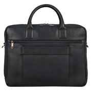 Benthill Aktentasche Leder Laptoptasche - Schultertasche für Herren und Damen Gross - Briefcase - Umhängetasche aus echtem Leder - Große Ledertasche für Laptop