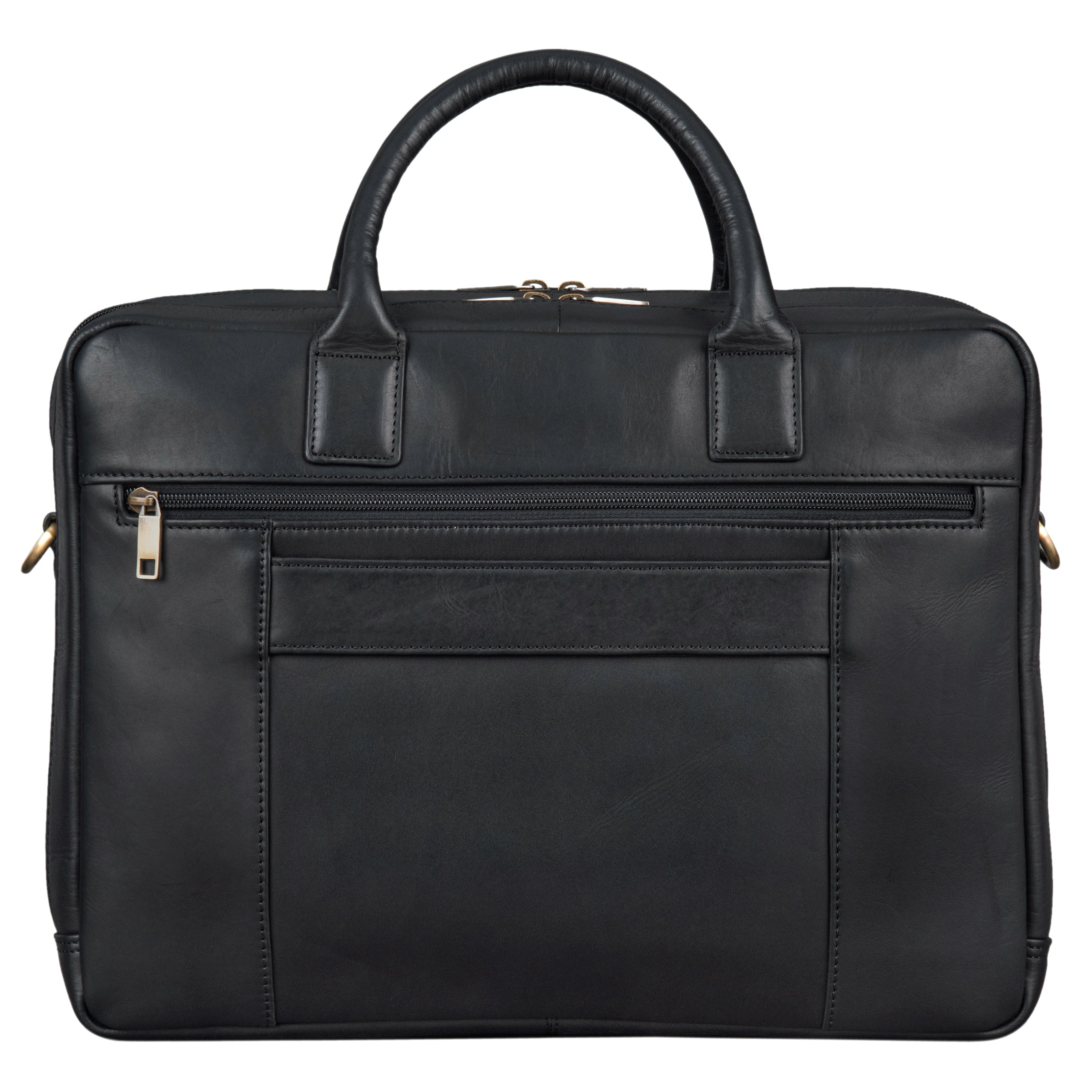 Benthill Aktentasche Leder Laptoptasche - Schultertasche für Herren und Damen Gross - Briefcase - Umhängetasche aus echtem Leder - Große Ledertasche für Laptop