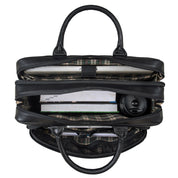 Benthill Aktentasche Leder Laptoptasche - Schultertasche für Herren und Damen Gross - Briefcase - Umhängetasche aus echtem Leder - Große Ledertasche für Laptop