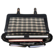 Benthill Aktentasche Leder Laptoptasche - Ledertasche für Damen und Herren Gross - Briefcase - Umhängetasche aus echtem Leder - Große Schultertasche für Laptop