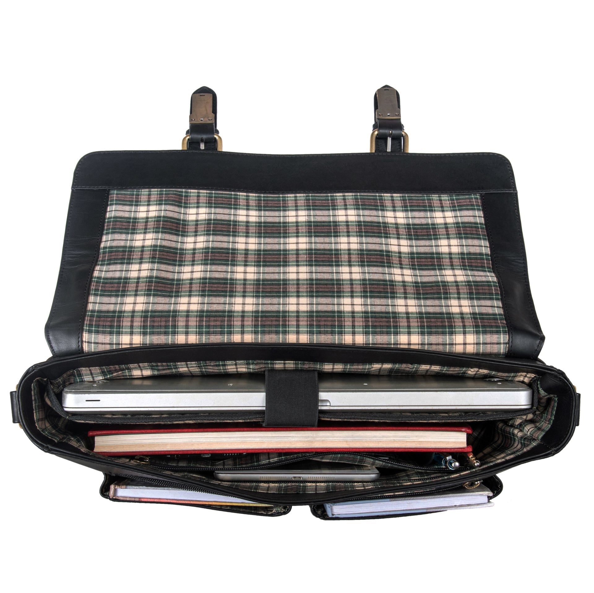 Benthill Aktentasche Leder Laptoptasche - Ledertasche für Damen und Herren Gross - Briefcase - Umhängetasche aus echtem Leder - Große Schultertasche für Laptop