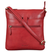 Benthill Umhängetasche Damen Leder - Shopper aus Rindsleder - Handtasche mit Reißverschluss - Schultertasche / Bag Beutel - Ledertasche