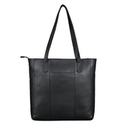 Benthill Damen Shopper Leder - Handtasche aus echtem Rindsleder - Tasche mit Reißverschluss - Schultertasche / Ledertasche - Vintage Umhängetasche