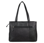 Benthill Damen Tasche Leder - Handtasche aus echtem Rindsleder - Große Schultertasche mit Reißverschluss - Vintage Umhängetasche XL