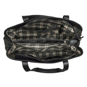Benthill Damen Tasche Leder - Handtasche aus echtem Rindsleder - Große Schultertasche mit Reißverschluss - Vintage Umhängetasche XL
