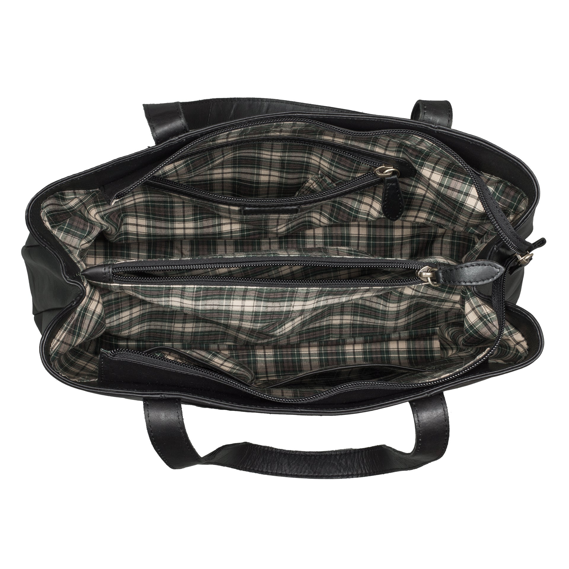 Benthill Damen Tasche Leder - Handtasche aus echtem Rindsleder - Große Schultertasche mit Reißverschluss - Vintage Umhängetasche XL