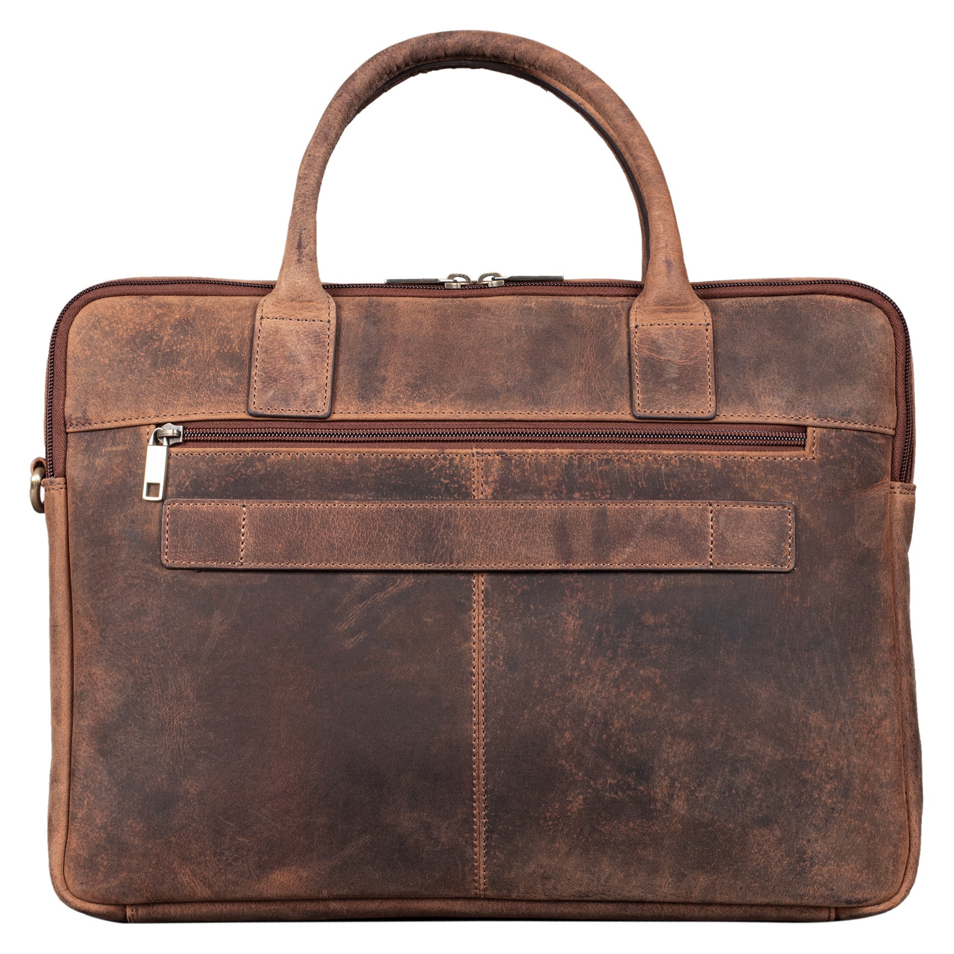 Benthill Laptoptasche Echt-Leder I Leder Umhängetasche für Laptop I Aktentasche I Damen & Herren Tasche I Notebooktasche