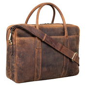 Benthill Aktentasche Laptoptasche Echt Leder I Leder Frauen & Männer Umhängetasche für Laptop I Tasche I Notebooktasche