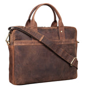 Benthill Laptoptasche Echt-Leder I Leder Umhängetasche für Laptop I Aktentasche I Damen & Herren Tasche I Notebooktasche