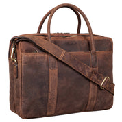 Benthill Aktentasche Laptoptasche Echt Leder I Leder Frauen & Männer Umhängetasche für Laptop I Tasche I Notebooktasche