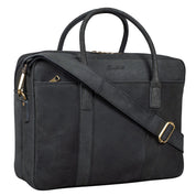 Benthill Aktentasche Laptoptasche Echt Leder I Leder Frauen & Männer Umhängetasche für Laptop I Tasche I Notebooktasche