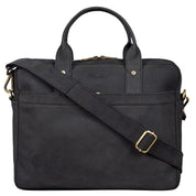 Benthill Laptoptasche Echt-Leder I Leder Umhängetasche für Laptop I Aktentasche I Damen & Herren Tasche I Notebooktasche