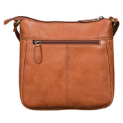 Benthill Umhängetasche Damen Echt Leder - Frauen Schultertasche Leder - Schmale Vintage Damen Handtasche