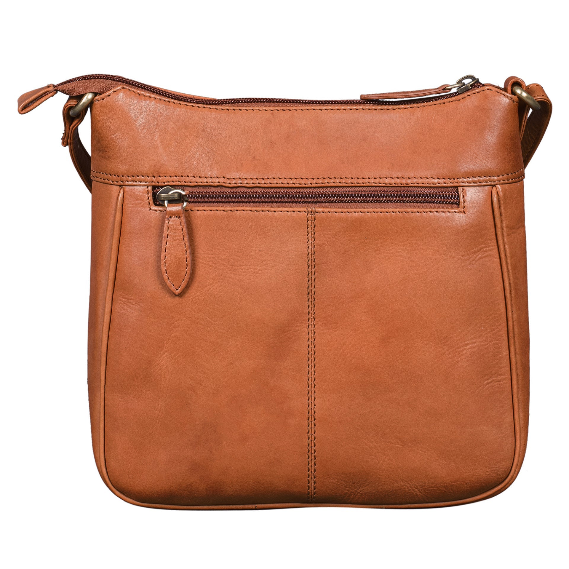 Benthill Umhängetasche Damen Echt Leder - Frauen Schultertasche Leder - Schmale Vintage Damen Handtasche