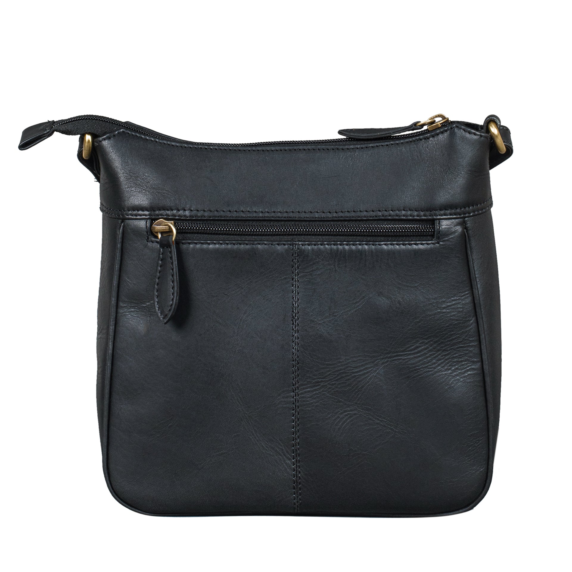 Benthill Umhängetasche Damen Echt Leder - Frauen Schultertasche Leder - Schmale Vintage Damen Handtasche